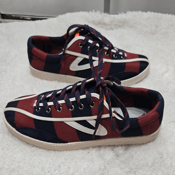 Tretorn Nylite Andre 3000 Men Sneakers sz 10 Red Blue Night Chili Pepper x 3K - Picture 2 of 9